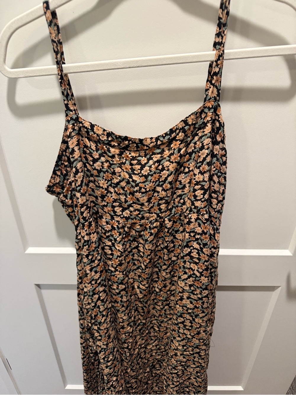 Natural Life Floral Midi Dress Women’s Boho Cottagecore Sleeveless Sundress L/XL - Picture 2 of 6